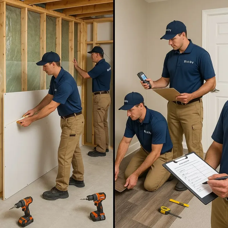 Repairs and Reconstruction process in Hancock County, OH